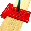 Woodworking T-Shaped Hole Marking Ruler, Style:T260