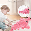 35cm Electric Jumping Shrimp USB Charging Simulation Lobster Funny Cat Plush Toy(Random Color)