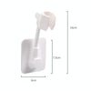 2 PCS Multifunctional Adjustable Shower Bracket Bathroom Paste-type Shower Nozzle Base(White)