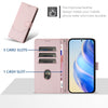 For Samsung Galaxy A26 Honeycomb Embossing RFID Leather Phone Case(Pink)