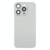 iPhone 16 Pro Glass Back Cover with Lens & MagSafe (Silver)