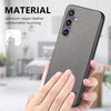 For Samsung Galaxy S23 FE 5G Twill Fabric Leather Skin Back Phone Case(Gray)