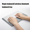 Wireless Keyboard Support Memory Foam Silicone Wrist Pad Base for Apple Magic Keyboard 2, Size:S(Grey)
