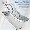 For iPhone 15 Pro Max MagSafe Frosted Translucent TPU + PC Full Coverage Phone Case(Dark Blue)