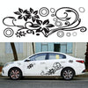 2 PCS/Set D-75 Flower Vine Pattern Car Modified Decorative Sticker(Purple)
