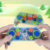 Children Gear Handle Game Console Rollerball Maze Breakout Thinking Exercise Puzzle Toy(Marine Model)