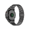 For Garmin Fenix5/Forerunner935/Garmin Approach S60 3-Beads Stainless Steel Metal Quick Release Watch Band(black)