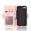 For iPhone SE 2022 / SE 2020 Wallet Style Skin Feel Calf Pattern Leather Case with Separate Card Slot(Pink)