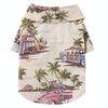 Dog Beach Shirt, Beige, M (4-4.5kg) - Summer Pet Clothes