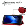 For Alcatel 1C 2019 Leather Phone Case(Red)