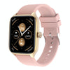 T19 Pro 1.96 inch IP67 Waterproof Silicone Band Smart Watch, Supports Dual-mode Bluetooth Call / Heart Rate Monitoring(Pink)