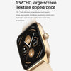T19 Pro 1.96 inch IP67 Waterproof Silicone Band Smart Watch, Supports Dual-mode Bluetooth Call / Heart Rate Monitoring(Gold)