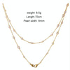 Retro Handmade Pearl Multi-Purpose Anti-Lost Hanging Lanyard Mask Glasses Chain(Silver)