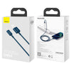 Baseus Superior Series CALYS-A03 2.4A USB to 8 Pin Interface Fast Charging Data Cable, Cable Length:1m(Blue)