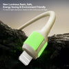 JOYROOM S-A53 Fluorescent Series 3A USB to 8 Pin Fast Charging Data Cable, Length:2m(Beige)