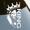Lion Crown Car Decorative Sticker(Black)