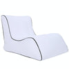 BB1803 Foldable Portable Inflatable Sofa Single Outdoor Inflatable Seat, Size: 100 x 80 x 70cm(White)