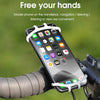 Multifunctional Silicone Bicycle Mobile Phone Holder Motorcycle Riding Navigation Fixed Bracket(Gray)