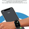 D07 1.7 inch Square Screen Smart Watch with Payment NFC Encoder(Silver)