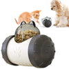 Interactive Treat Dispensing Balancing Pet Toy (Black/White)