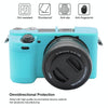 PULUZ Soft Silicone Protective Case for Sony ILCE-6300 / A6400(Blue)