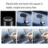 2 PCS Multifunctional Car Phone Holder Magnetic Suction Instrument Panel Navigation Suction Cup Holder, Colour: F6 Black