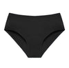 Bamboo Fiber Women Period Panties 4-Layer Mid Waist Leak-proof Menstrual Underwear, Size: XXXL(Black)