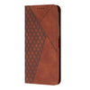 For Samsung Galaxy A36 5G Diamond Splicing Skin Feel Magnetic Leather Phone Case(Brown)