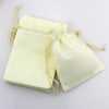 50 PCS Multi size Linen Jute Drawstring Gift Bags Sacks Wedding Birthday Party Favors Drawstring Gift Bags, Size:17x23cm(Beige)