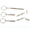 Multifunctional Keychain Repair Tool Screwdriver Portable Mini Multi Tool Key Ring(Silver)