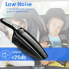 Car Vacuum Cleaner High Power 120W Home Car Dual-use Vacuum Cleaner Powerful Dry and Wet Wired Models Seventh Generation(Black)
