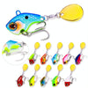 HENGJIA VIB035 Small Whirlwind Sequins Fake Bait Sinking Water VIB Lure, Size: 22g(6)