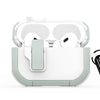 For AirPods Pro 2 DUX DUCIS PECP Series Split Earphone Case with Hook(Green White)