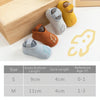 Baby Socks Cartoon Print Glue Strap Baby Anti-Slip Floor Socks Size: M 1-3 Years Old(Gray)