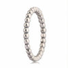 Women Fashion Charms Beads Ring Jewelry, Metal Color:925 silver(52mm)