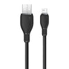 Baseus Pudding Series 2.4A USB to 8 Pin Fast Charging Data Cable, Length:2m(Black)