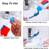 5 PCS Manual Silicone Self-Sealing Toothpaste Cap Aid(White)