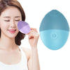 Mini Silicone Cleansing Instrument Washing Face Brush(Blue)