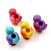 Bird Shape Whistle Kids Music Instrumental Bath Toy Baby Educational Toys(Blue)
