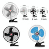 Car Powerful Fixing Clip Cooling High Wind Power Electric Fan, Specification: 8 inch Metal 24V