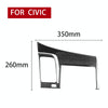 Car Carbon Fiber Navigation Panel Decorative Sticker for Honda Civic 8th Generation 2006-2011, Left Drive