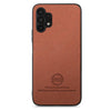 For Samsung Galaxy A32 5G Twill Fabric Leather Skin Back Phone Case(Brown)