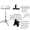 XP-03 Lifting and Folding Portable Music Stand Home Professional Music Stand(Black)