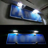2 PCS DC 12V 3W 150LM 6000K LED License Plate Light 9LEDs SMD-4014 Bulbs Lamps for Ford Raptor F150