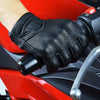 GHOST RACING GR-ST06 Breathable Touch Screen Motorcycle Riding Leather Gloves Anti-Fall Locomotive Gloves, Size: L(Black)