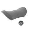 Car Supplies Lumbar Support Memory Foam Car Backrest Lumbar Cushion Seat Cushion Lumbar Pillow, Colour: Crystal Velvet Dark Gray