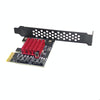 PCI-E 1X GEN3 To SATA3.0 Expansion Card 2 Ports 6Gbps Transfer Expansion IPFS Hard Disk