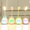 YW2021 Cartoon Cute LED Eye Protection Desk Lamp Student Dormitory Bedroom Folding Reading Desk Lamp, Colour: Blue Lamb
