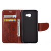For Galaxy A5 (2017) / A520 Butterflies Love Flowers Embossing Horizontal Flip Leather Case with Holder & Card Slots & Wallet & Lanyard(Brown)