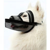 Long Snout Dog Muzzle, Breathable Mesh, Size L (Black)